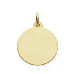 Medalla oro 18k San Cristobal 18mm. bisel [7572]