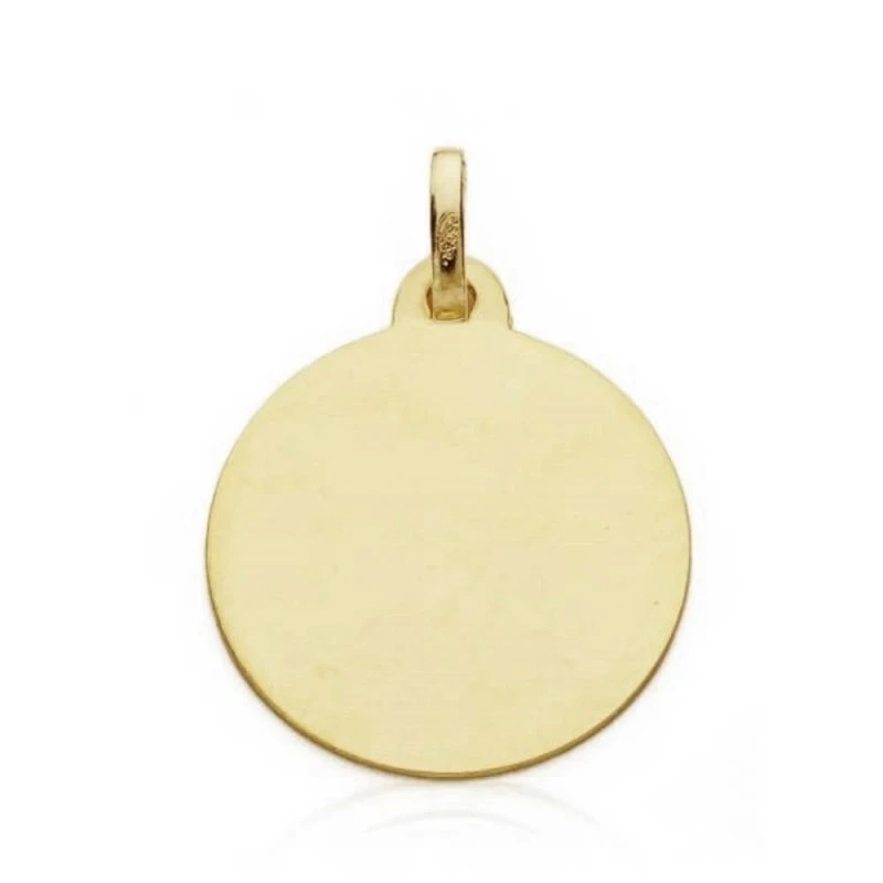 Medalla oro 18k San Cristobal 18mm. bisel [7572]