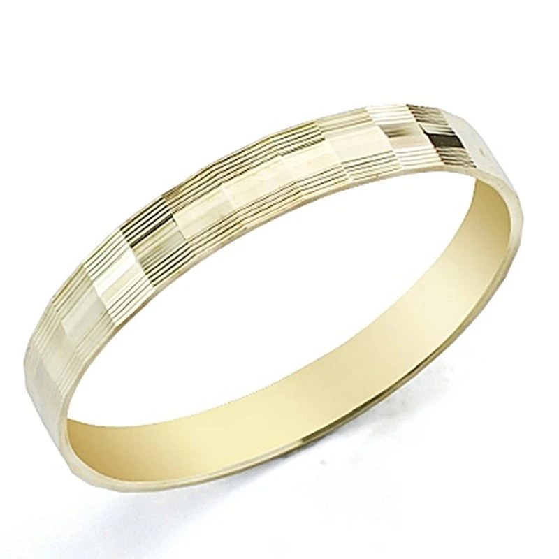 Alianza oro 9k 3mm. tallada [7875]