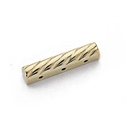 Fornitura oro 18k separador collar 3 vueltas 17mm. [7885]