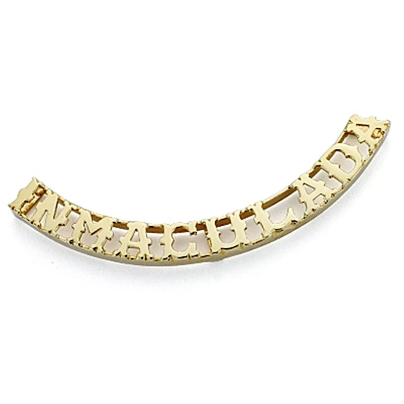 Colgante oro 18k nombre 10 letras a elegir [7894]