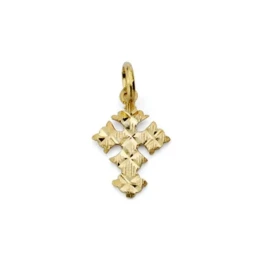 Cruz oro 18k Canjáyar 13mm. [7909]