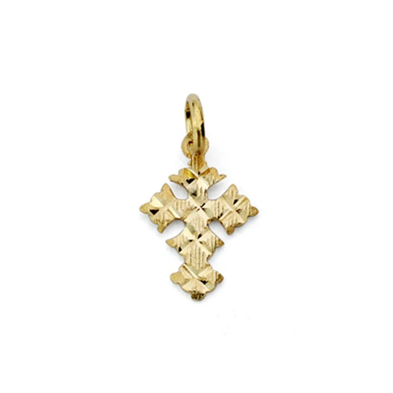 Cruz oro 18k Canjáyar 13mm. [7909]