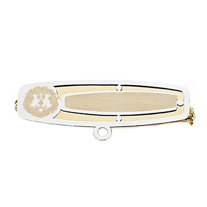 Alfiler oro 18k bebé bicolor 27mm. león [7917]