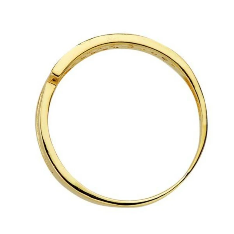 Soritja oro 18k bicolor circonitas [8022]