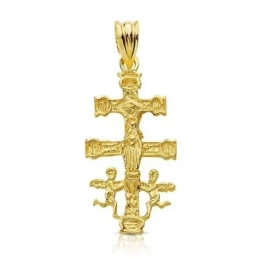 Cruz oro 18k Carava 28mm. [8053]
