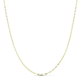Cadena oro 18k maciza tallada 50 cm. 1 mm. 1.20 grs. [9449]