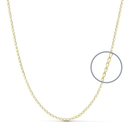Cadena oro 18k maciza bilbao. 45 cm. 0.9 mm. 1.75 grs. [9460]
