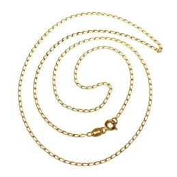 Cadena oro 18k maciza bilbao. 50 cm. 0.9 mm. 2.15 grs. [9461]