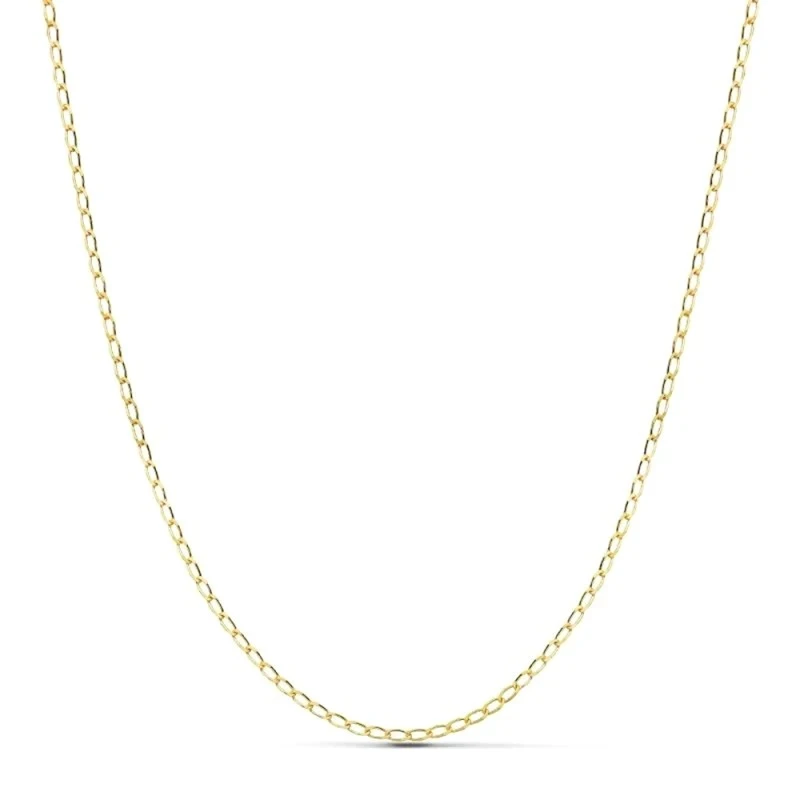 Cadena oro 18k maciza bilbao. 50 cm. 0.9 mm. 2.15 grs. [9461]