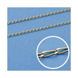 Cadena oro 18k maciza bilbao. 50 cm. 0.9 mm. 2.15 grs. [9461]
