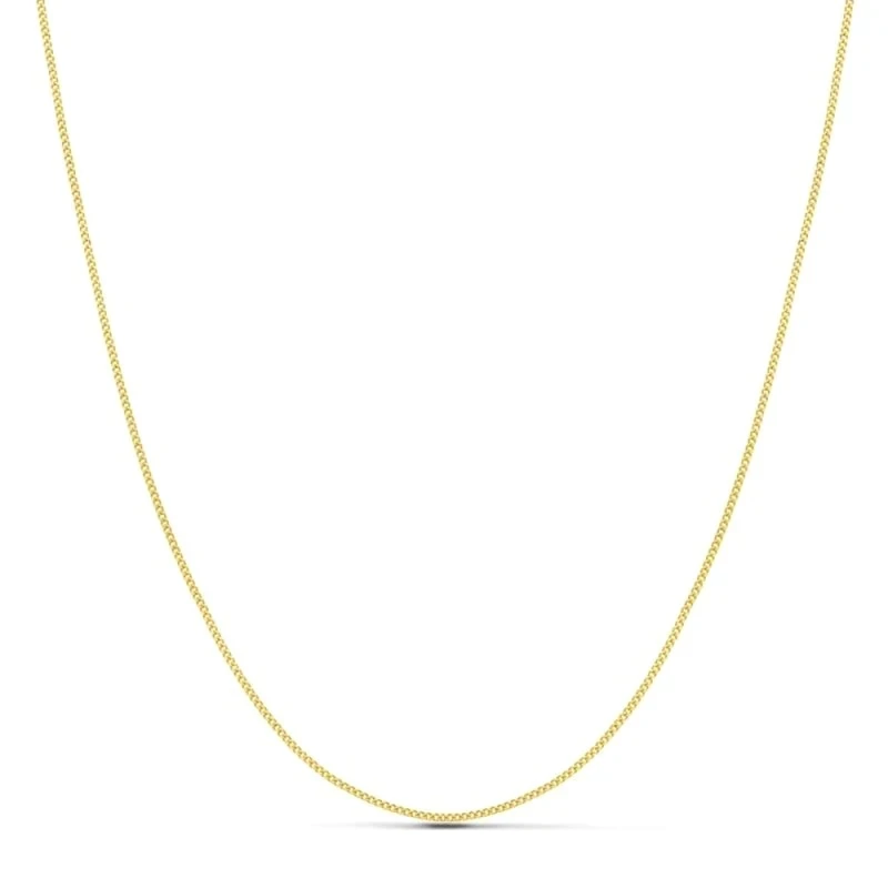 Cadena oro 18k maciza barbada 50 cm. 1 mm. 3.00 grs. [9488]