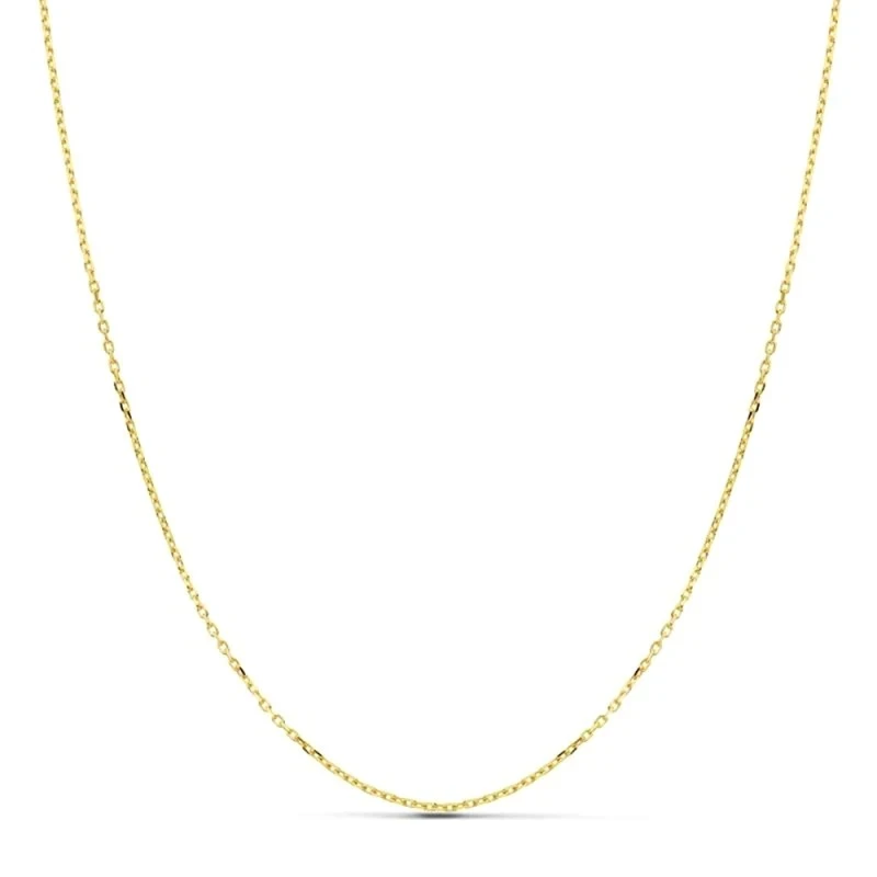 Cadena oro 18k maciza forzada 40 cm. 1 mm. 2.00 grs. [9492]