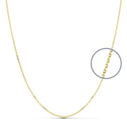 Cadena oro 18k maciza forzada 40 cm. 1 mm. 2.00 grs. [9492]