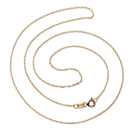 Cadena oro 18k maciza forzada 45 cm. 1 mm. 2.30 grs. [9493]