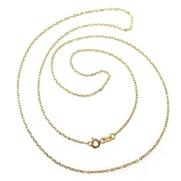 Cadena oro 18k maciza forzada 40 cm. 1.2 mm. 2.60 grs. [9494]