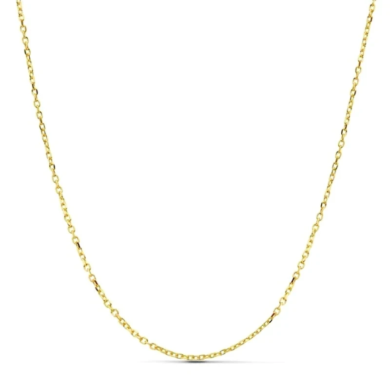 Cadena oro 18k maciza forzada 40 cm. 1.2 mm. 2.60 grs. [9494]