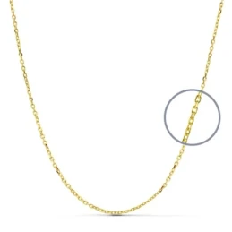 Cadena oro 18k maciza forzada 40 cm. 1.2 mm. 2.60 grs. [9494]