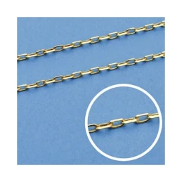 Cadena oro 18k maciza forzada 45 cm. 1.2 mm. 2.85 grs. [9495]