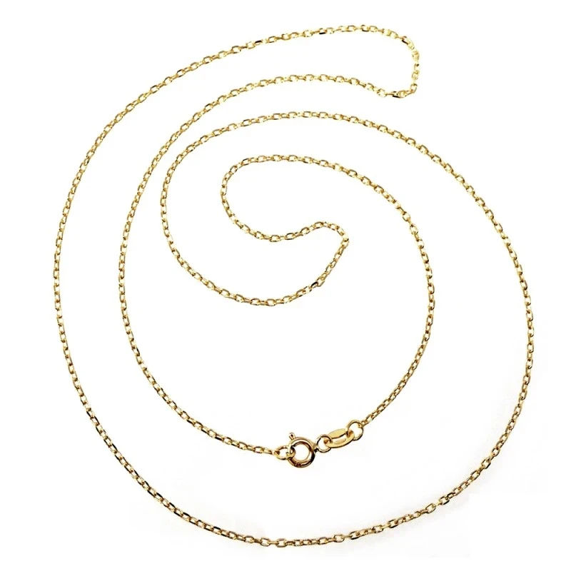 Cadena oro 18k maciza forzada 50 cm. 1.2 mm. 3.15 grs. [9496]