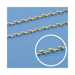 Cadena oro 18k maciza forzada 40 cm. 1.5 mm. 3.30 grs. [9497]