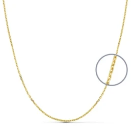 Cadena oro 18k maciza forzada 60 cm. 1.5 mm. 5.55 grs. [9500]