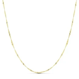 Cadena oro 18k maciza singapur 40 cm. 1,2 mm. 1.50 grs. [9510]