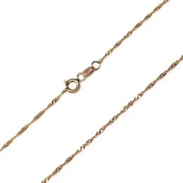 Cadena oro 18k maciza singapur 40 cm. 1,2 mm. 1.50 grs. [9510]