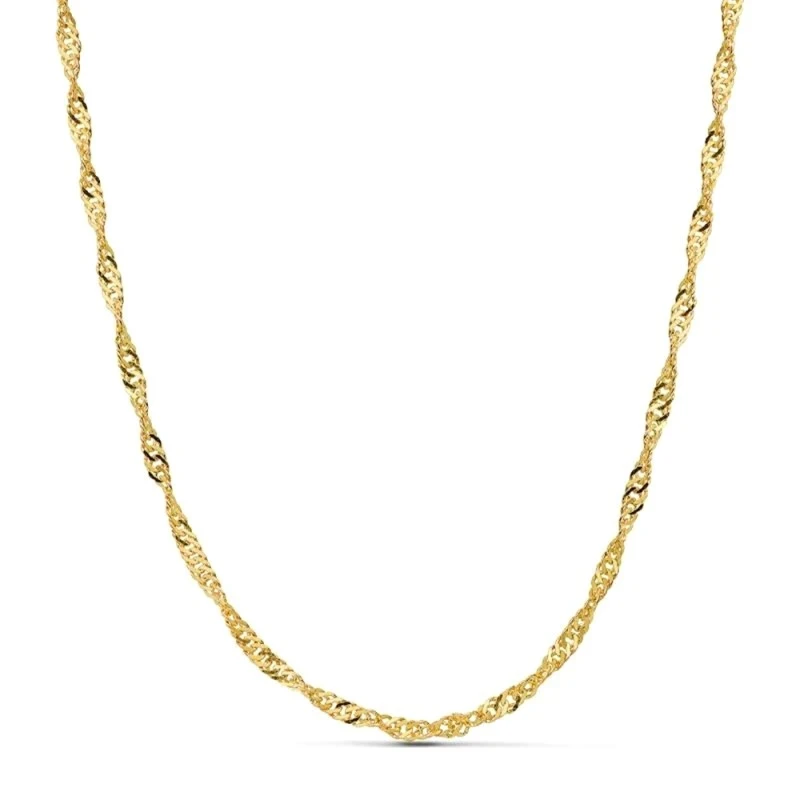 Cadena oro 18k maciza singapur 60 cm. 2,7 mm. 8.50 grs. [9529]