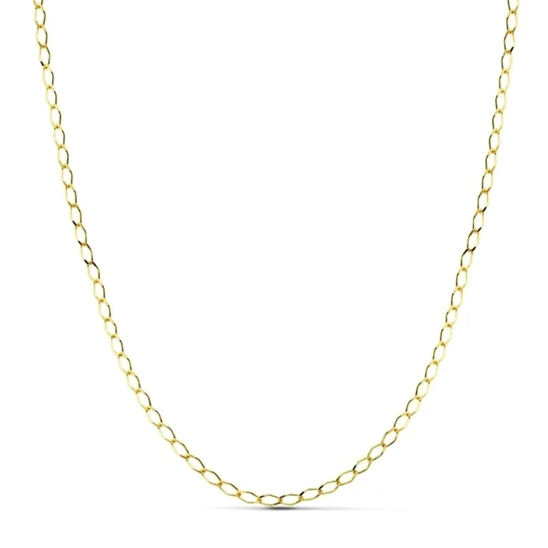 Cadena oro 18k maciza rombo 50 cm. 2,5 mm. 3.90 grs. [9534]