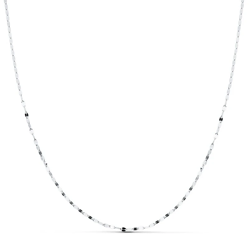 Cadena oro blanco 18k maciza 45 cm. 1.2 mm. 0.95 grs. [9536]