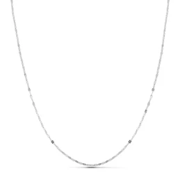 Cadena oro blanco 18k maciza 45 cm. 1.1 mm. 0.90 grs. [9537]