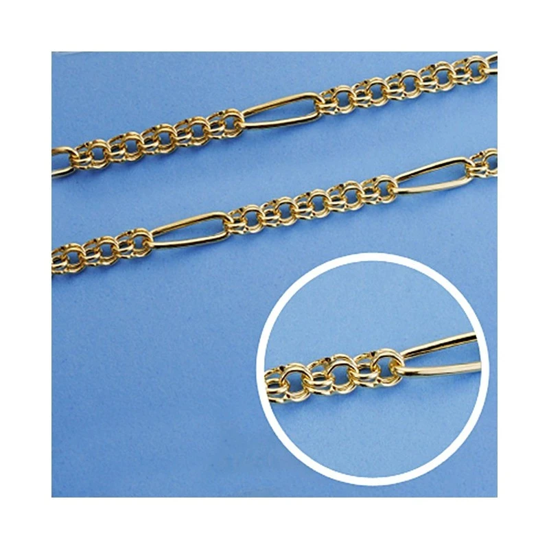 Cadena oro 18k hungara hueca 50 cm 4,5 mm. 13.15 grs. [9560]