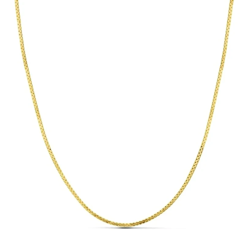 Cadena oro 18k maciza plana 40 cm. 1 mm. 3.00 grs. [9565]