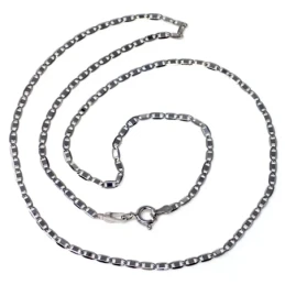 Cadena oro blanco 18k maciza 45 cm. 1,8 mm. 2.65 grs. [9593]