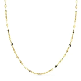 Cadena oro 18k maciza diamantada 45 cm x 1,5. 1.30 grs. [9624]