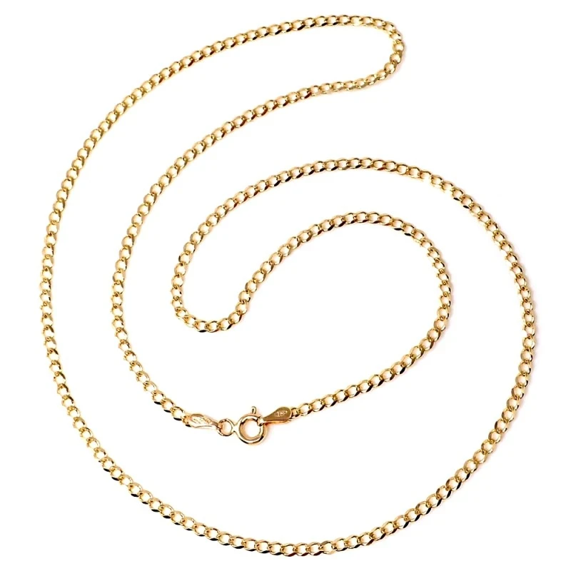 Cadena oro 18k barbada 50 cm maciza 2 mm. 4.55 gr [9631]