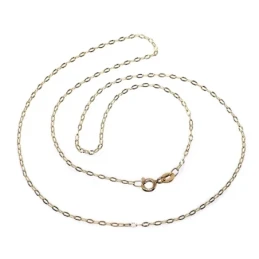 Cadena oro 18k maciza forzada. 50 cm x 1 mm. 1.80 grs. [9645]