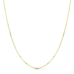 Cadena oro 18k maciza forzada. 50 cm x 1 mm. 1.80 grs. [9645]