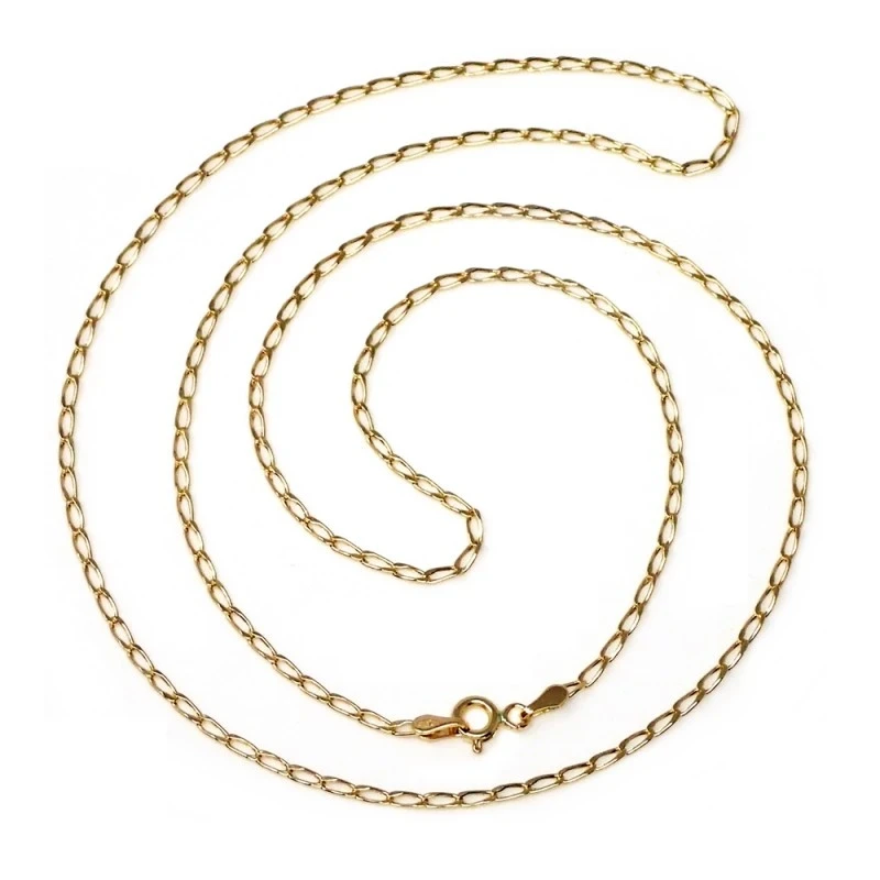 Cadena oro 18k bilbao 45 cm hueca 1,5 mm. 2.00 gr. [9646]