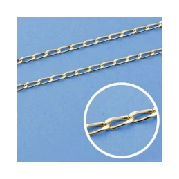 Cadena oro 18k bilbao 60 cm hueca 1,5 mm. 2.50 gr. [9648]