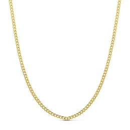 Cadena oro 18k barbada 45 cm hueca 1,50 mm. 2,60 gr [9652]