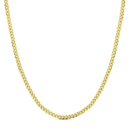 Cadena oro 18k barbada 50 cm hueca 1,50 mm. 2,85 gr [9653]