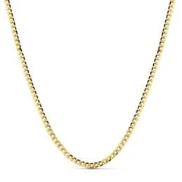 Cadena oro 18k barbada 60 cm hueca 3,5 mm. 10,90 gr [9661]