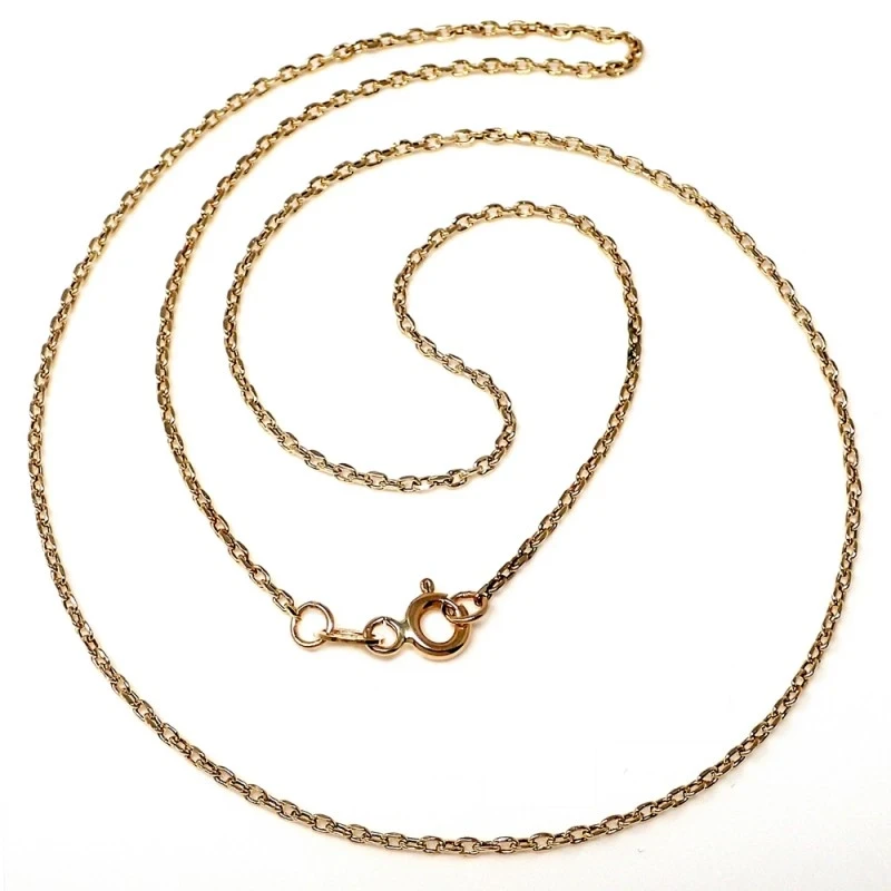 Cadena oro 18k forzada 45 cm hueca 1,2 mm. 1,65 gr [9664]