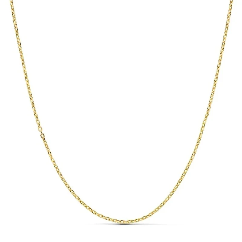 Cadena oro 18k forzada 45 cm hueca 1,2 mm. 1,65 gr [9664]