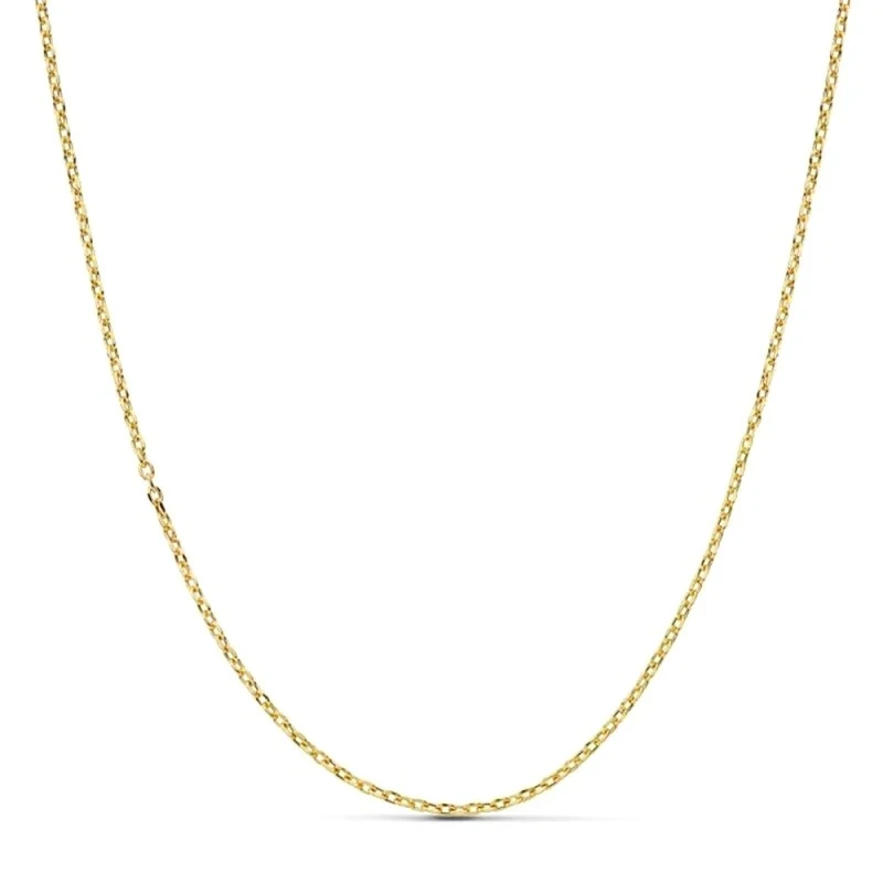 Cadena oro 18k forzada 50 cm hueca 1,2 mm. 1,75 gr [9665]