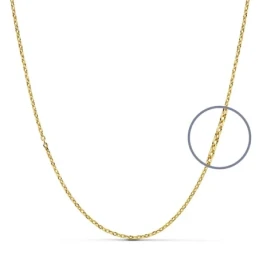 Cadena oro 18k forzada 50 cm hueca 1,2 mm. 1,75 gr [9665]