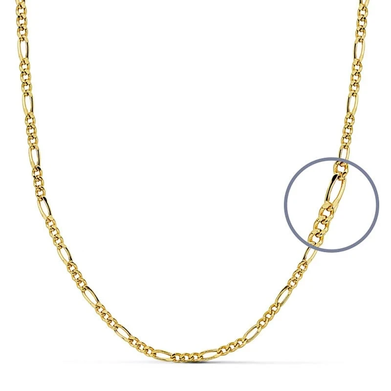 Cadena oro 18k cartier 60 cm hueca 2 mm. 4,10 gr [9675]
