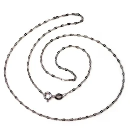 Cadena oro blanco 18k maciza 45 cm. 1.5 mm. 1.40 grs. [9685]